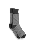 Product Image of Houndstooth Cotton Blend Sock-Charcoal