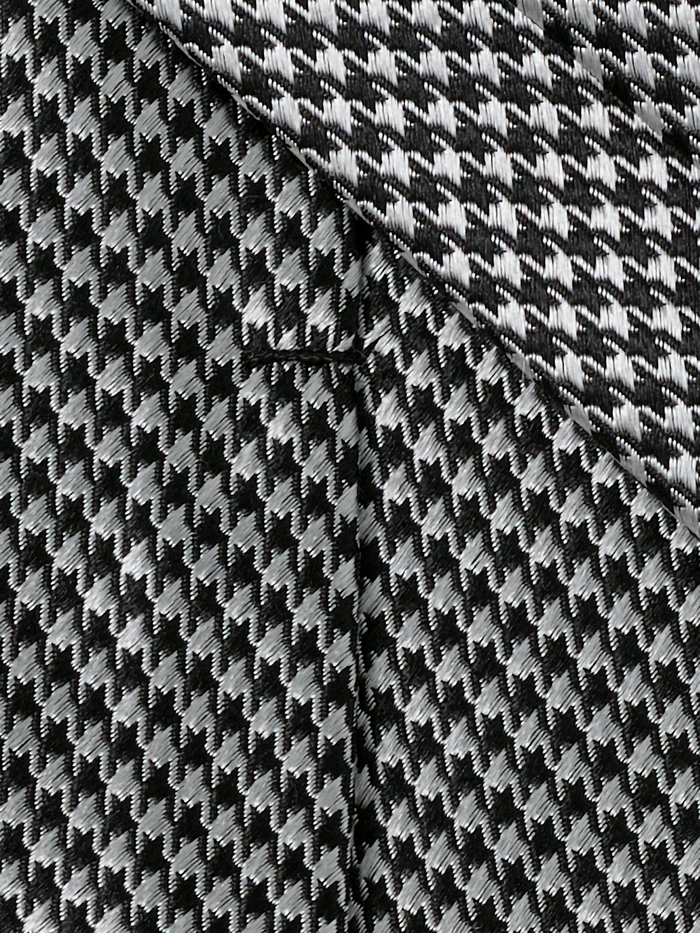 Alternate Image of Houndstooth Woven Silk Tie-3