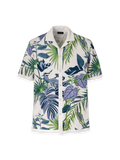 Product Image of Linen Blend Button Front Camp-White Multi
