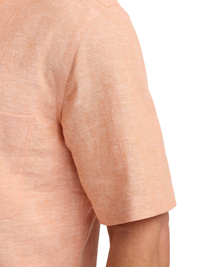 Alternate Image of Linen Blend Solid Casual Shirt-3