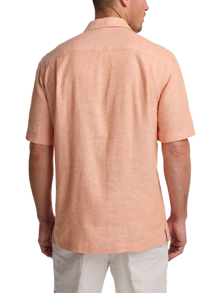 Alternate Image of Linen Blend Solid Casual Shirt-4