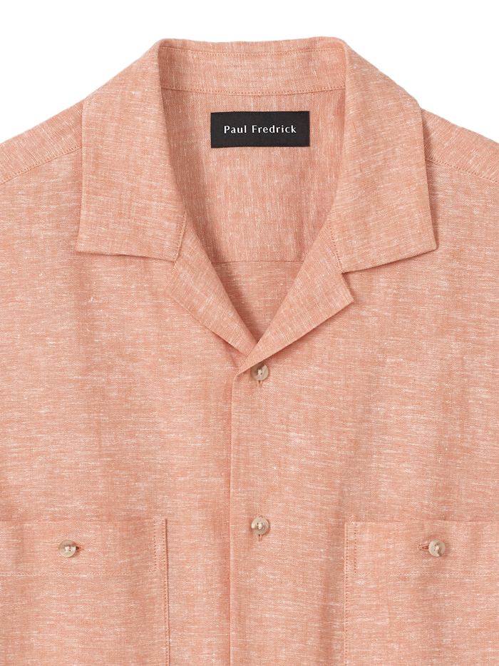 Alternate Image of Linen Blend Solid Casual Shirt-5