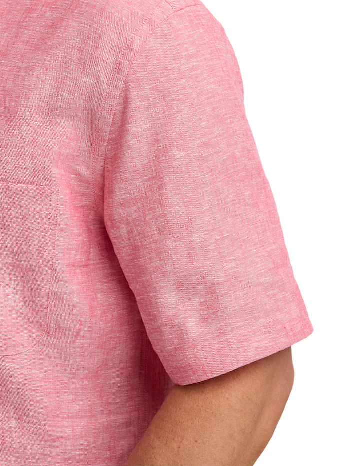 Alternate Image of Linen Blend Solid Casual Shirt-3