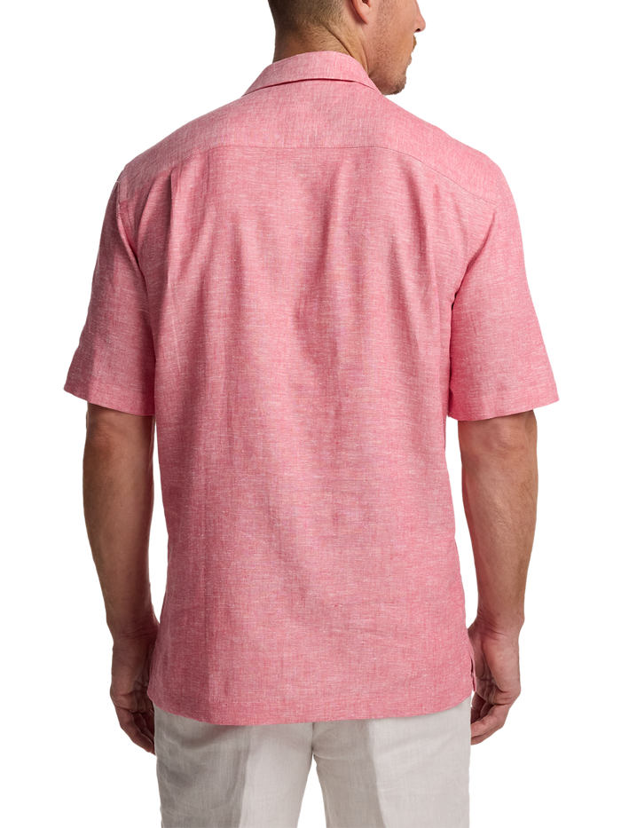 Alternate Image of Linen Blend Solid Casual Shirt-4