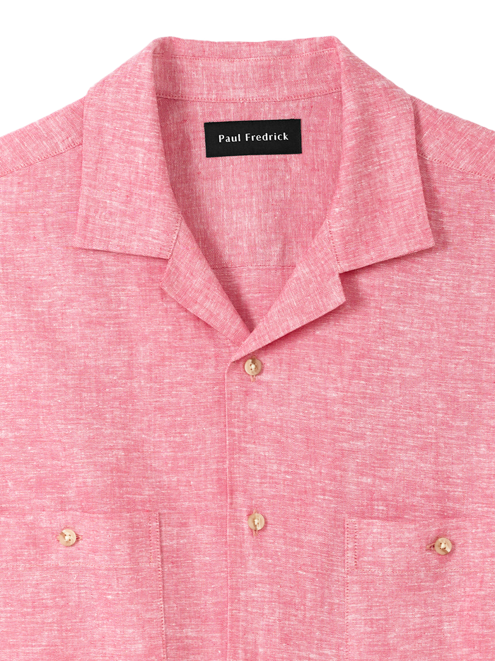 Alternate Image of Linen Blend Solid Casual Shirt-5