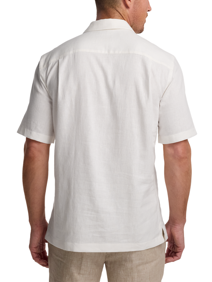 Alternate Image of Linen Blend Solid Casual Shirt-4