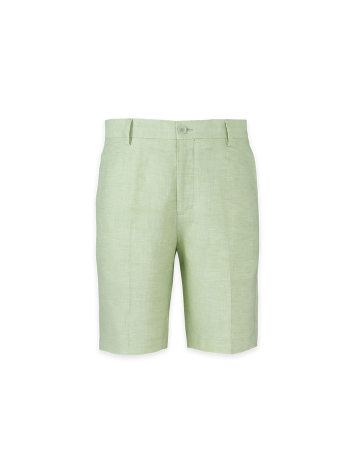 Alternate Image of Linen Chambray Twill Flat Front Shorts-1