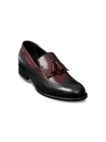 Product Image of Maxwell Tassel Loafer-Black/Burgundy