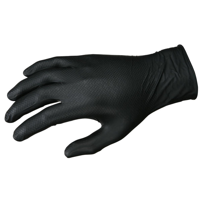 MCR Safety NitriShield Disposable Nitrile Gloves w/ Grippaz Technology - 6 mil - Powder Free - 100 pc box - 6016