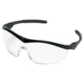 MCR Safety ST1 Series Safety Glasses - Black Frame - Clear Anti-Fog Lens - ST110AF