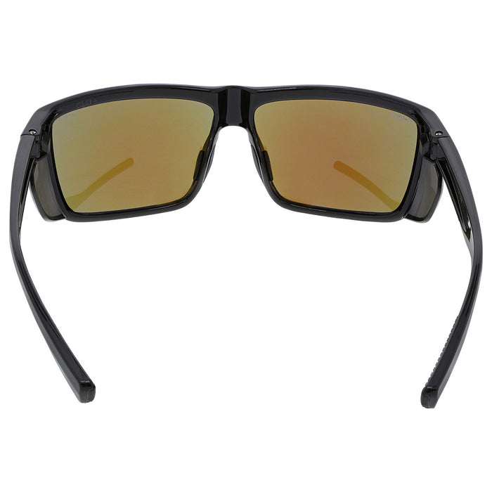 MCR Safety Swagger SR2 Series Polarized Blue Diamond Mirror Lens Safety Glasses - SR218BZ