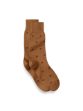 Product Image of Medallion Cotton Blend Sock-Bronze