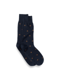 Product Image of Medallion Cotton Blend Sock-Navy