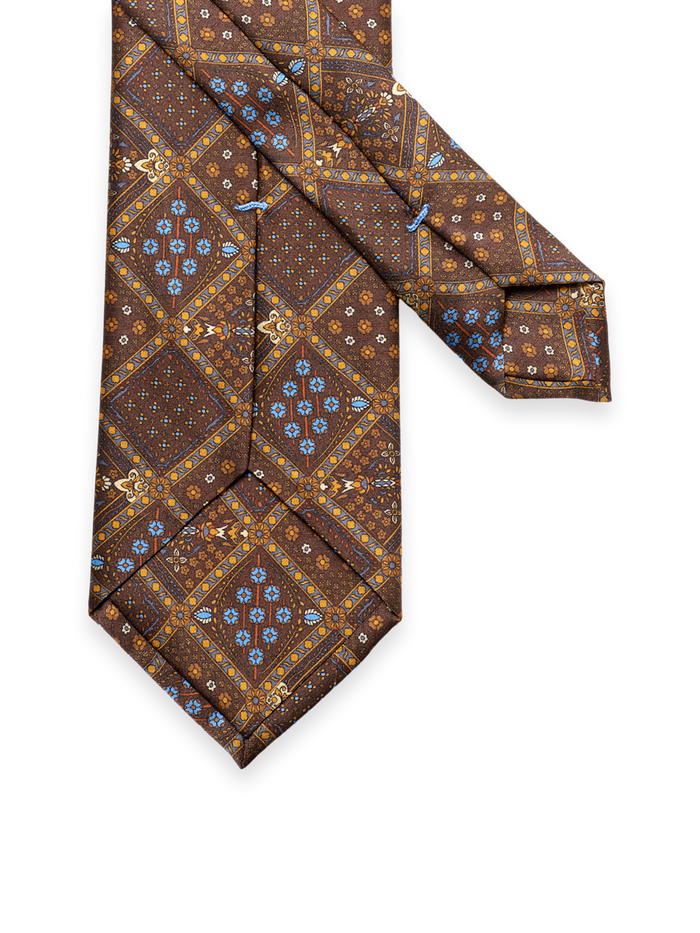 Alternate Image of Medallion Printed Italian Silk Tie-2