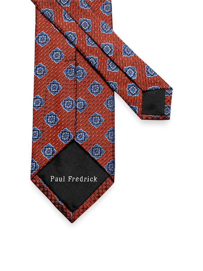 Alternate Image of Medallion Woven Silk Tie-2