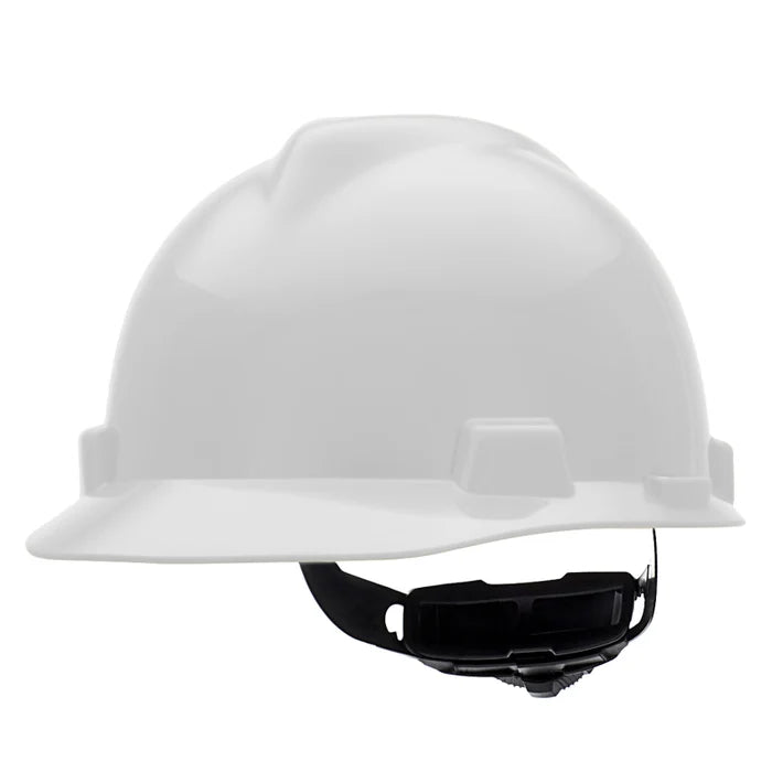 MSA® V-Gard Large Size Cap Style Hard Hat - Fas-Trac III Suspension