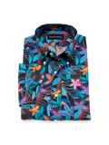 Product Image of Non-iron Cotton Botanical Dress Shirt-Multi