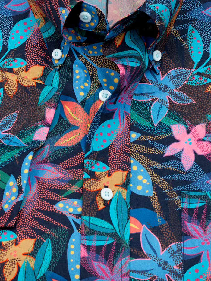 Alternate Image of Non-iron Cotton Botanical Dress Shirt-5