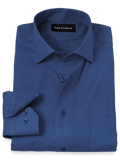 Product Image of Non-iron Cotton Dot Dress Shirt-Blue