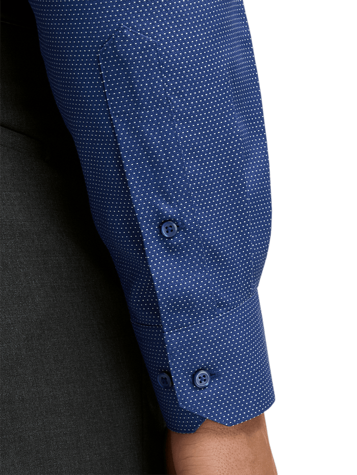 Alternate Image of Non-iron Cotton Dot Dress Shirt-3