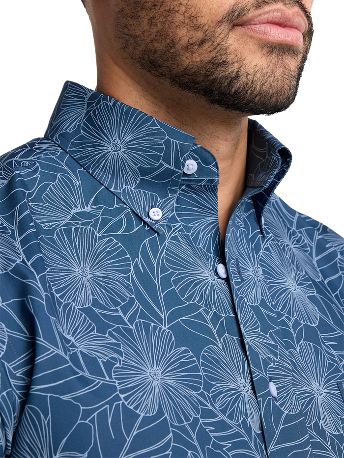 Alternate Image of Non-iron Cotton Floral Dress Shirt-2