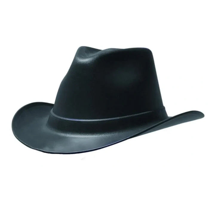 cowboy hard hat osha approved black in color