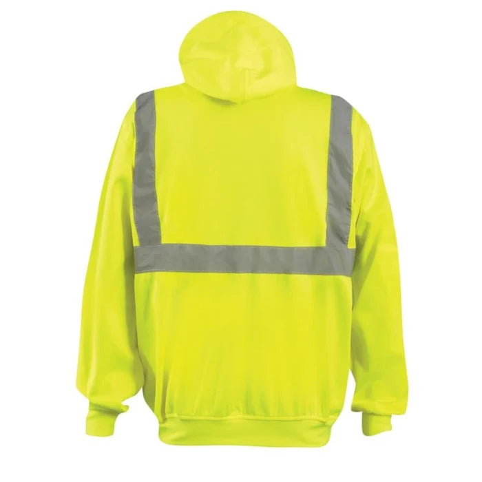 OccuNomix® Lightweight Hi Vis Safety Sweatshirt Hoodie - ANSI Class 2 - LUX-SWTLHZ