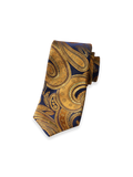 Product Image of Paisley Lurex Woven Silk Tie-Navy/Gold