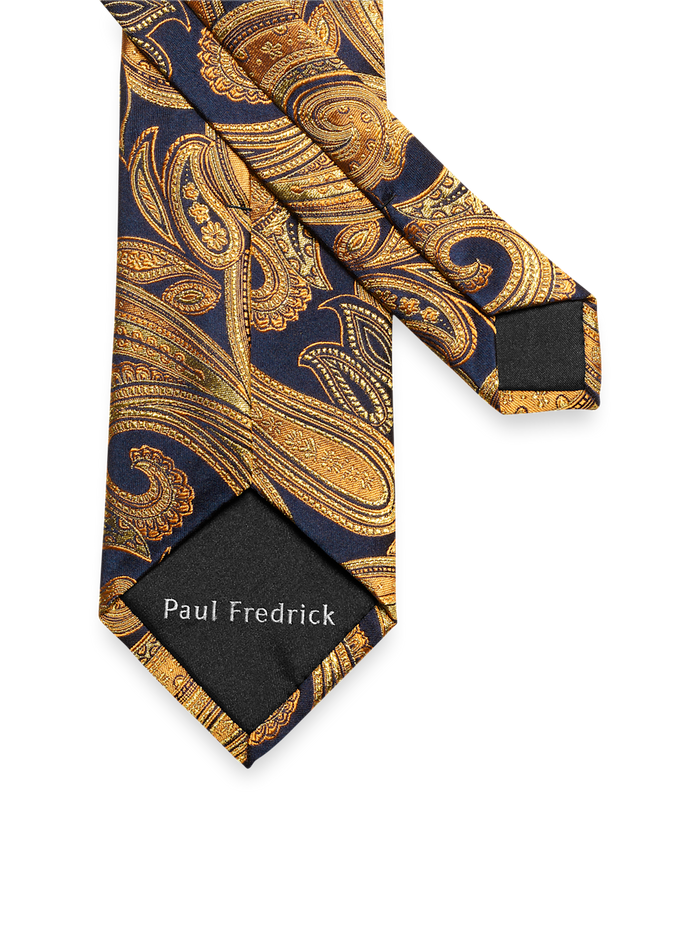 Alternate Image of Paisley Lurex Woven Silk Tie-2