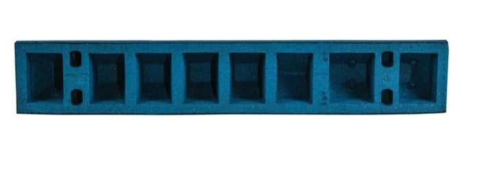 Park-It® 3' Feet Blue with White Stripes - Long Lasting Parking Curb - GNRS1320WB