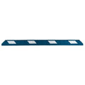 Park-It® Parking Stop Curb - Blue with White Stripes - 6' Feet Long - Rubber - GNRS1620WB