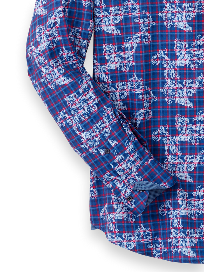 Alternate Image of Performance Stretch Check Casual Shirt-6