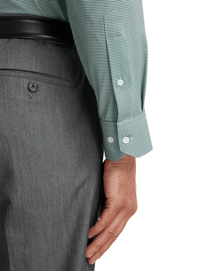Alternate Image of Performance Stretch Houndstooth Casual Shirt-3