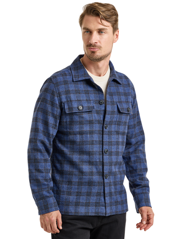 Alternate Image of Polyester Wool Blend Button Front Polo-2