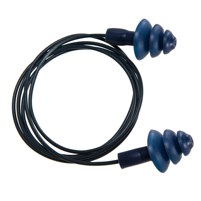 PORTWEST® Detectable TPR Corded Ear Plugs 50 pc Blue - Safety Vests and More