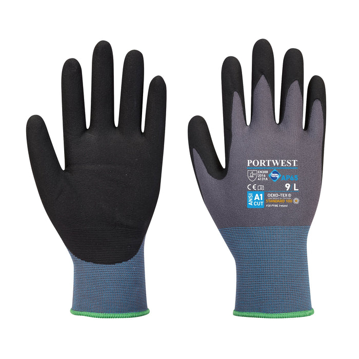 PORTWEST® AP65 NPR Pro Nitrile Foam Gloves - CAT 2 - ANSI Abrasion Level 4 - Safety Vests and More