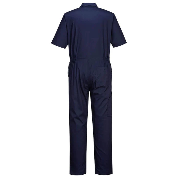 PORTWEST® Super Lightweight Short Sleeve Coverall - Navy - S996