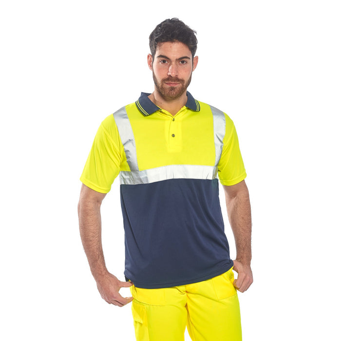 PORTWEST® Hi Vis Two Tone Polo - ANSI Class 1 - S479 - Safety Vests and More