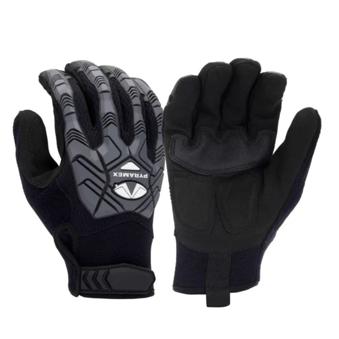 Pyramex Abrasion Resistant PVC Palm Patch Coated Utility Gloves - GL204HT