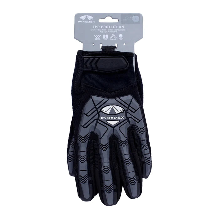 Pyramex® Abrasion Resistant PVC Palm Patch Coated Utility Gloves - GL204HT