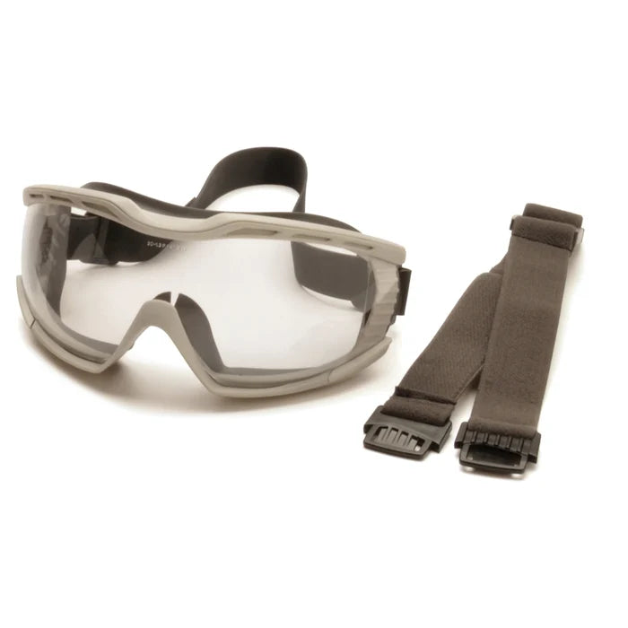 Pyramex® Capstone 600 - Indirect Ventilation System With Chemical Resistance Safety Goggle - G604T2