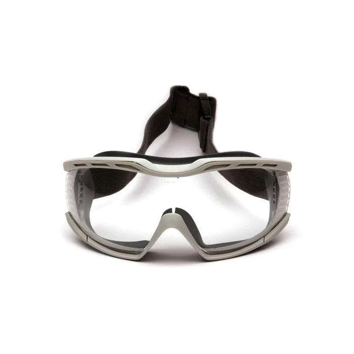 Pyramex® Capstone 600 - Indirect Ventilation System With Chemical Resistance Safety Goggle - G604T2