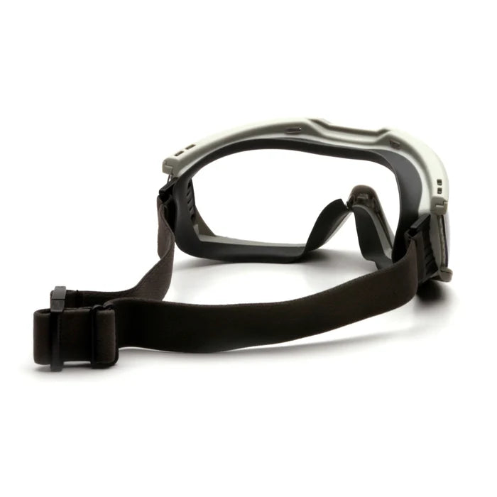 Pyramex® Capstone 600 - Indirect Ventilation System With Chemical Resistance Safety Goggle - G604T2