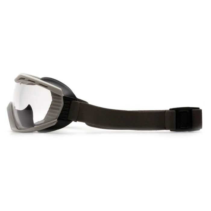 Pyramex® Capstone 600 - Indirect Ventilation System With Chemical Resistance Safety Goggle - G604T2