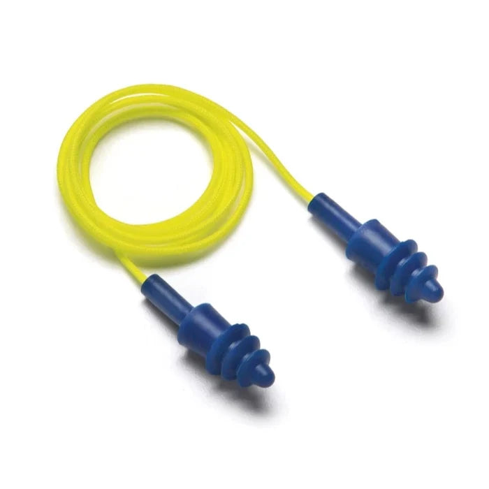Pyramex Corded Metal Detectable And Reusable Earplugs - 25 NRR - RPD2001