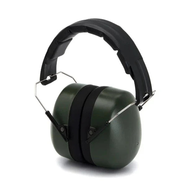 Pyramex Fold-Away Padded Headband Passive Earmuffs - 27 NRR - PM3010