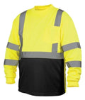 Pyramex Hi-Vis - Black Bottom Safety T-Shirt - Class 3 - RLTS31B