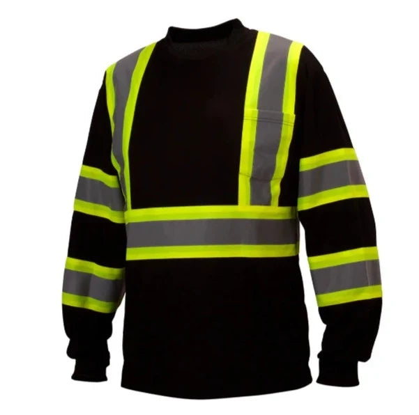 Pyramex Long Sleeve X - Back Safety Shirt With Drawstring Hood - RCLTS31