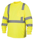 Pyramex Hi-Vis Lightweight Long Sleeve Safety T-Shirt Class 3 - RLTS31