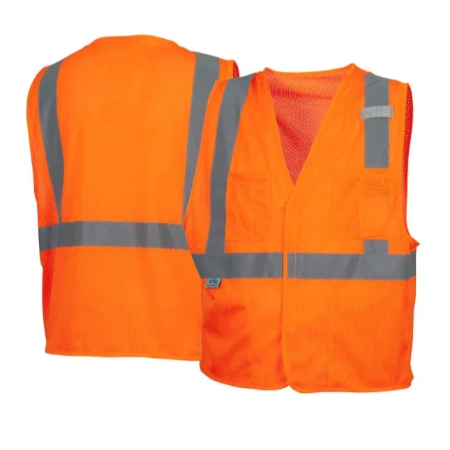 Pyramex® Hi Vis Lightweight Mesh Safety Vest - RVHL20
